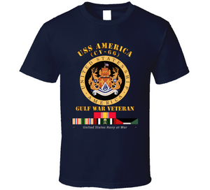 Navy - USS America (CV-66) - Gulf War Vet w Gulf  War SVC Classic T Shirt