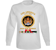 Load image into Gallery viewer, Navy - USS America (CV-66) - Gulf War Vet w Gulf  War SVC V1 Long Sleeve
