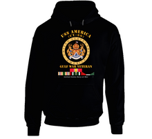 Load image into Gallery viewer, Navy - USS America (CV-66) - Gulf War Vet w Gulf  War SVC V1 Hoodie
