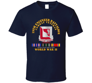 Army - 19th Engineer Battalion - WWII w EU SVC Classic T Shirt