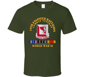 Army - 19th Engineer Battalion - WWII w EU SVC Classic T Shirt