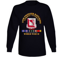 Load image into Gallery viewer, Army - 19th Engineer Battalion - WWII w EU SVC Long Sleeve
