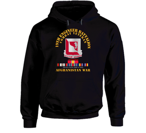 Army - 19th Engineer Battalion - Afghanistan War w SVC V1 Hoodie