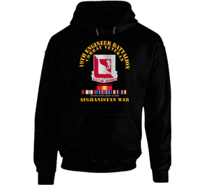 Army - 19th Engineer Battalion - Afghanistan War w SVC Hoodie