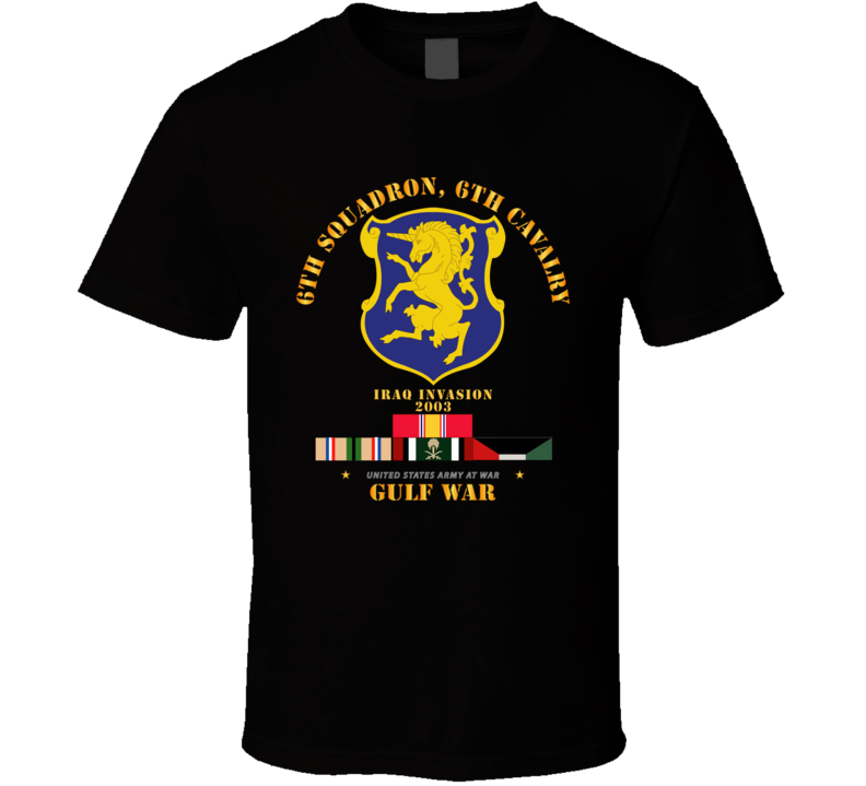 Army - 6th Sqdrn - 6th Cav Gulf War w SVC Classic T Shirt