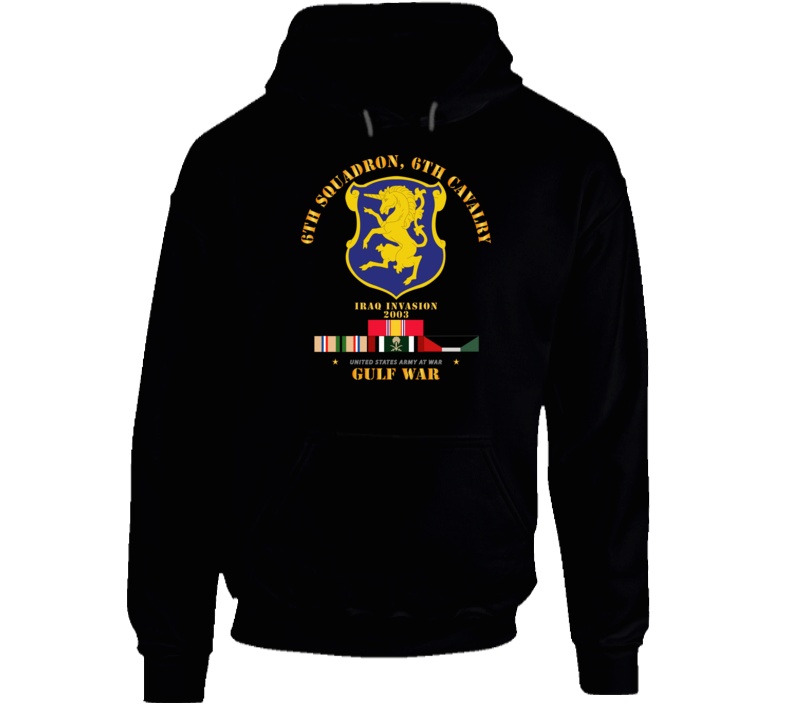 Army - 6th Sqdrn - 6th Cav Gulf War w SVC V1 Hoodie