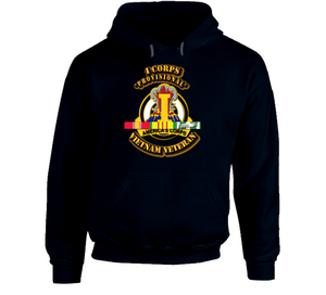 DUI - I Corps with SVC Ribbon Hoodie