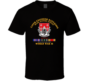 Army - 249th Engineer Battalion - WWII w EU SVC Classic T Shirt
