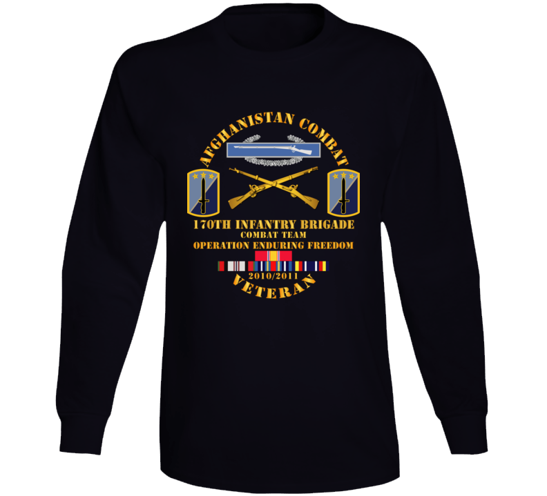 Army - Afghanistan Vet w 170th Inf Bde - OEF 2010 Long Sleeve