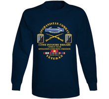 Load image into Gallery viewer, Army - Afghanistan Vet w 170th Inf Bde - OEF 2010 V1 Long Sleeve
