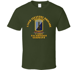Army - 170th Infantry Bde - Sep - V Corps - Baumholder Germany Classic T Shirt