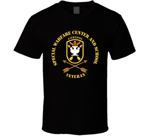 SOF - JFK Special Warfare Center - School SSI w Branch - Veteran wo Backgrnd V1 Classic T Shirt