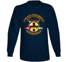 Load image into Gallery viewer, Army - 24th Evacuation Hospital w SVC Ribbon V1 Long Sleeve
