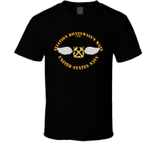 Load image into Gallery viewer, Navy - Rate - Aviation Boatswain&#39;s Mate - Gold Anchor w Txt Classic T Shirt
