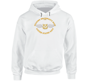 Navy - Rate - Aviation Boatswain's Mate - Gold Anchor w Txt Hoodie