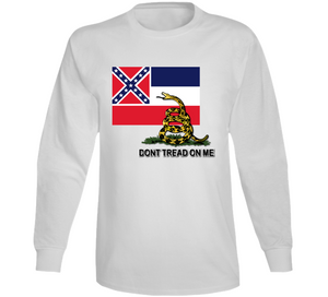 Flag - Mississippi w Dont Tread on Me Long Sleeve
