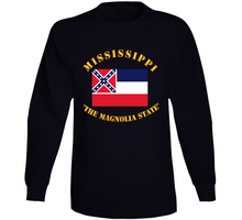 Load image into Gallery viewer, Flag - Mississippi - The Magnolia State Long Sleeve
