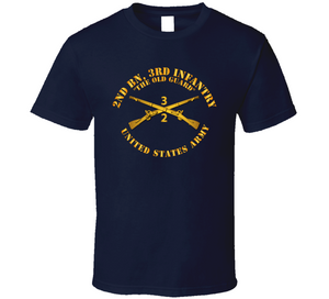 Army - 2nd Bn 3rd Infantry Regt - The Old Guard - Infantry Br V1 Classic T Shirt