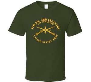 Army - 4th Bn 3rd Infantry Regt - The Old Guard - Infantry Br Classic T Shirt