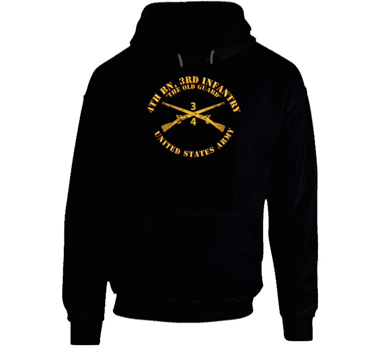 Army - 4th Bn 3rd Infantry Regt - The Old Guard - Infantry Br Hoodie