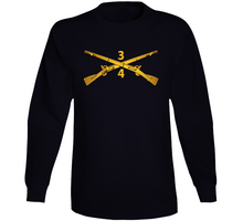 Load image into Gallery viewer, Army - 4th Bn - 3rd Infantry Regiment Branch wo Txt Long Sleeve
