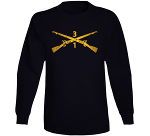 Army - 1st Bn - 3rd Infantry Regiment Branch wo Txt Long Sleeve