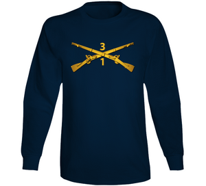 Army - 1st Bn - 3rd Infantry Regiment Branch wo Txt Long Sleeve