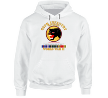 Load image into Gallery viewer, Army - 66th Infantry Division - Black Panther Division - WWII w EU SVC Hoodie
