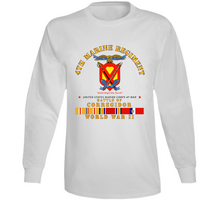 Load image into Gallery viewer, Usmc - 4th Marine Regiment - Battle Of Corregidor - Wwii W Pac Svc Long Sleeve
