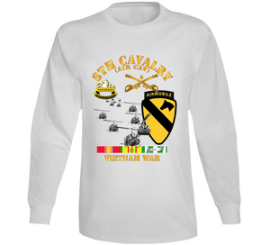 Army - 8th Cavalry (Air Cav) - 1st  Cav Division w SVC Long Sleeve