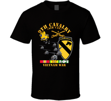 Load image into Gallery viewer, Army - 9th Cavalry (Air Cav) - 1st  Cav Division w SVC Classic T Shirt
