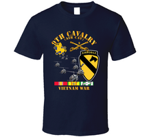 Load image into Gallery viewer, Army - 9th Cavalry (Air Cav) - 1st  Cav Division w SVC Classic T Shirt
