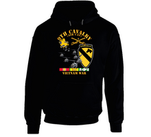 Load image into Gallery viewer, Army - 9th Cavalry (Air Cav) - 1st  Cav Division w SVC V1 Hoodie
