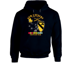 Army - 9th Cavalry (Air Cav) - 1st  Cav Division w SVC V1 Hoodie