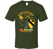 Load image into Gallery viewer, Army - 9th Cavalry (Air Cav) - 1st  Cav Division w SVC V1 Classic T Shirt
