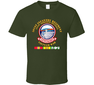Army - 501st Infantry Regiment - Vietnam wo Jumpers w VN SVC Classic T Shirt