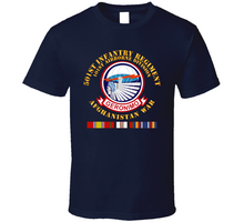 Load image into Gallery viewer, Army - 501st Infantry Regiment w AFGHAN SVC Classic T Shirt
