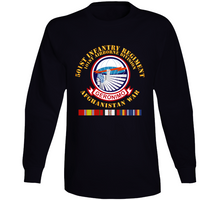 Load image into Gallery viewer, Army - 501st Infantry Regiment w AFGHAN SVC Long Sleeve
