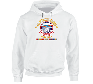 Army - 501st Infantry Regiment w IRAQ SVC V1 Hoodie