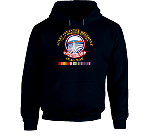 Army - 501st Infantry Regiment w IRAQ SVC V1 Hoodie