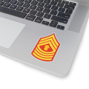 Kiss-Cut Stickers - USMC - Enlisted Insignia - E9 - Master Gunnery Sergeant (MGySgt) - Dress Blue wo Txt X 300