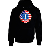 Load image into Gallery viewer, Fire and Rescue wo Text V1 Hoodie
