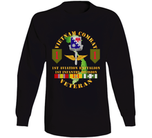 Load image into Gallery viewer, Army - Vietnam Combat Vet - 1st Aviation Bn - 1st Inf Div SSI Long Sleeve
