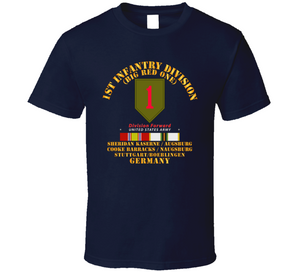 Army - 1st Infantry Division Forward - Germany w COLD WAR SVC Classic T Shirt