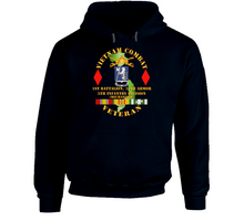 Load image into Gallery viewer, Army - Vietnam Combat Vet - 1st Bn 77th Armor - 5th Inf Div SSI Hoodie
