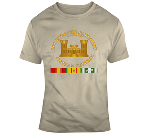Army - 1st Engineer Battalion - Vietnam Vet w Branch w VN SVC Classic T Shirt
