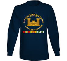 Load image into Gallery viewer, Army - 1st Engineer Battalion - Vietnam Vet w Branch w VN SVC V1 Long Sleeve
