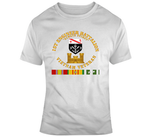 Army - 1st Engineer Battalion - Always First - Vietnam Vet w Branch w VN SVC Classic T Shirt