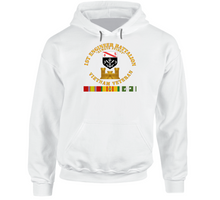 Load image into Gallery viewer, Army - 1st Engineer Battalion - Always First - Vietnam Vet w Branch w VN SVC Hoodie
