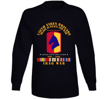 Load image into Gallery viewer, Army - 138th Fires Bde - w Iraq SVC Ribbons - 2007 - 2008 Long Sleeve
